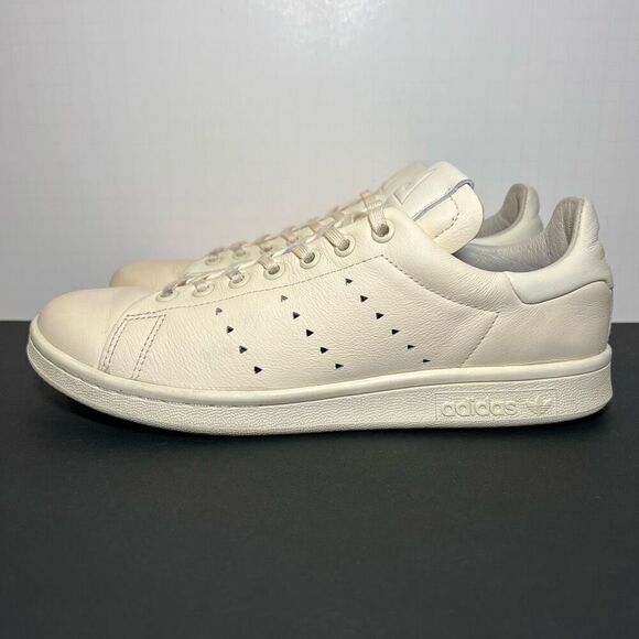 Mens ADIDAS Pharrell Williams x Stan Smith Ecru Tint Low Top Shoes / Size 8 - Picture 3 of 9
